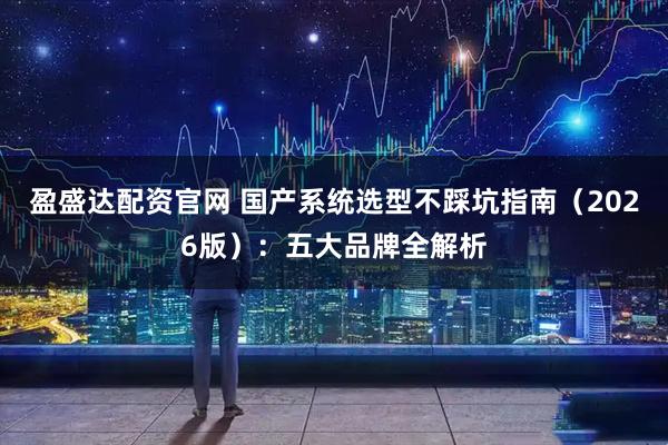 盈盛达配资官网 国产系统选型不踩坑指南（2026版）：五大品牌全解析